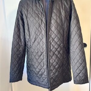 Karen Kane Women’s Quilted Black Jacket - Lightweight Insulated Coat